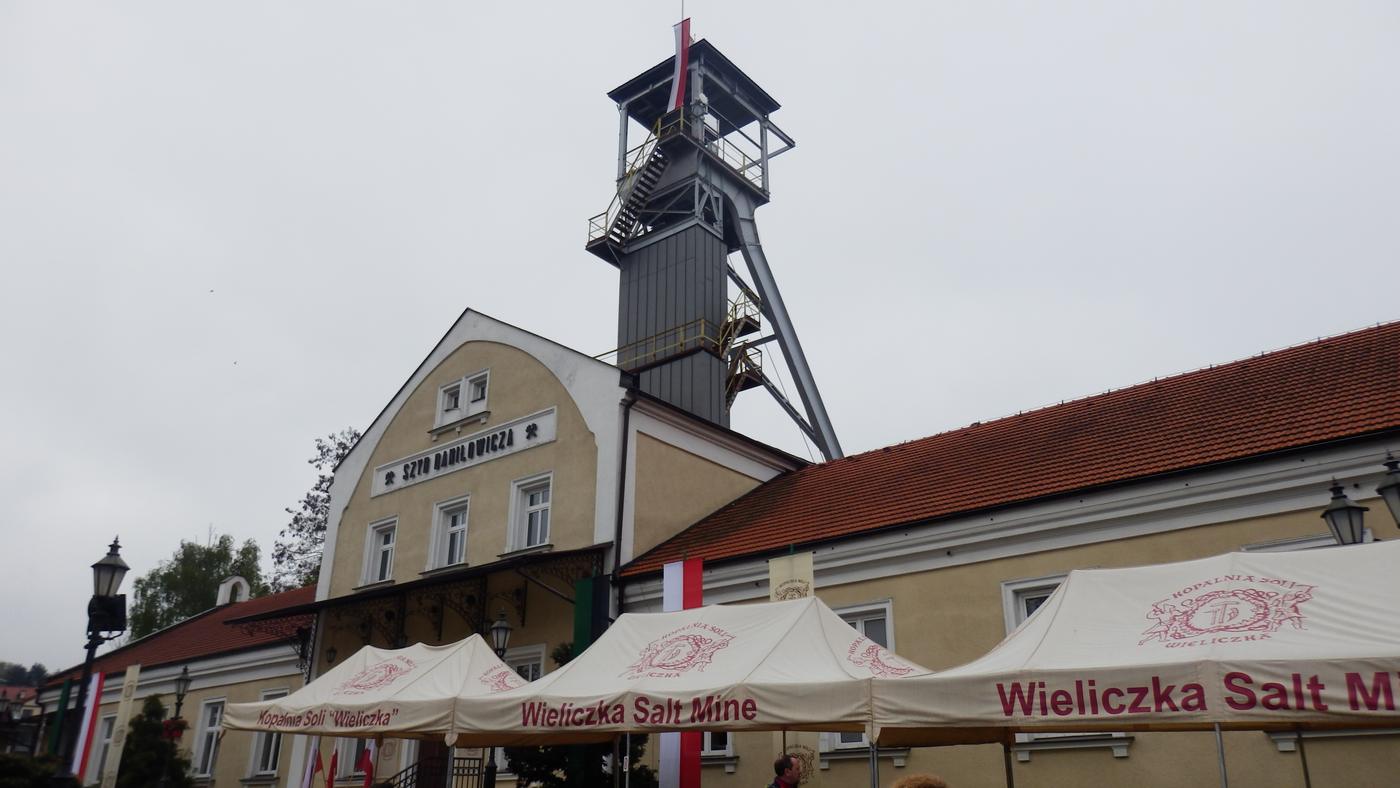 Ťažná veža soľnej bane vo Wieliczke