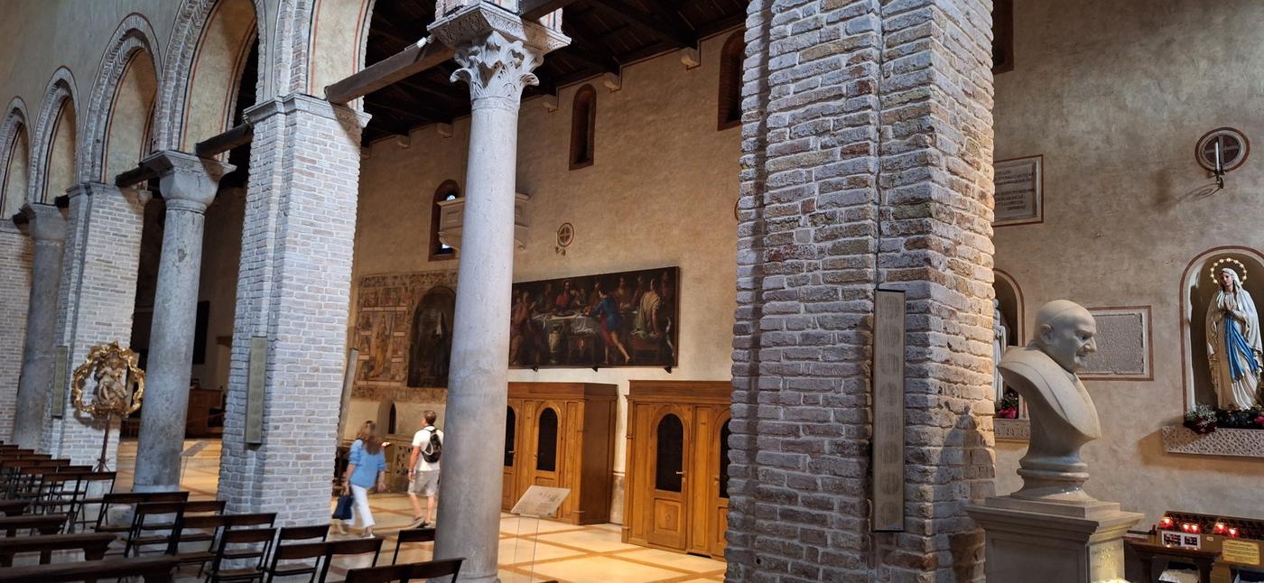 Stĺporadie v katedrále v Caorle
