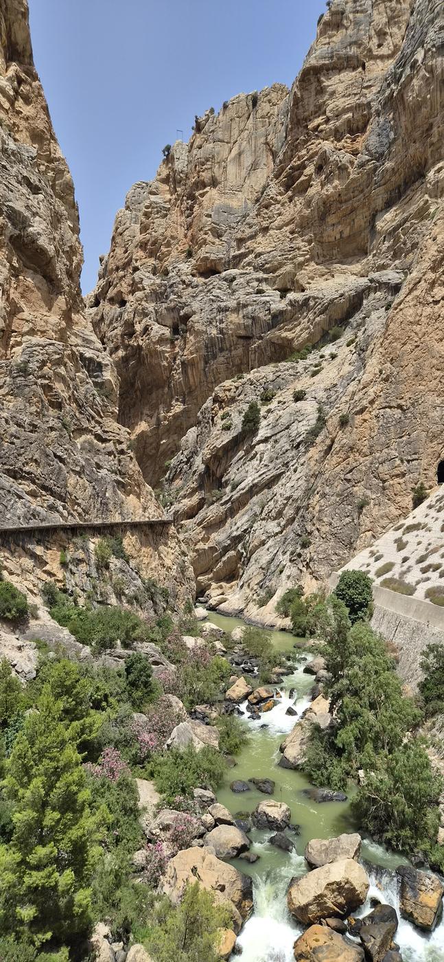 Roklina El Chorro na chodníku Caminito del Rey